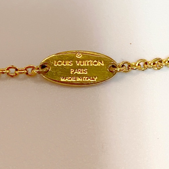 Louis Vuitton Essential V Gold Tone Bracelet - Picture 11 of 13